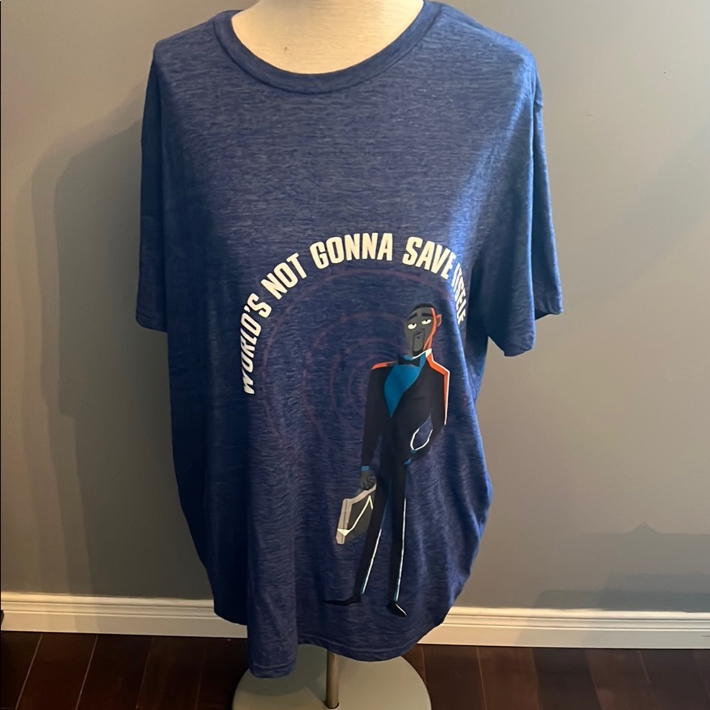 New Disney Store Spies in Disguise Lance Sterling Mens XL Graphic Tee Shirt